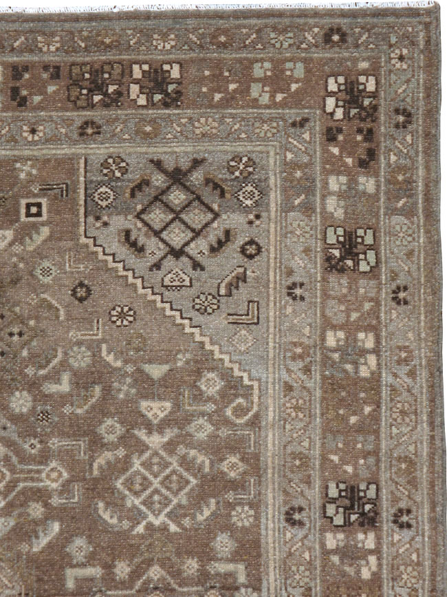 Vintage Persian Malayer Rug, No.20682 - Staging