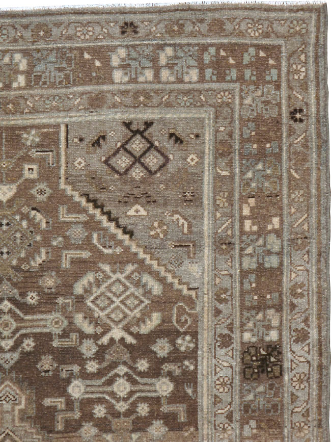 Vintage Persian Malayer Rug, No.20682 - Staging