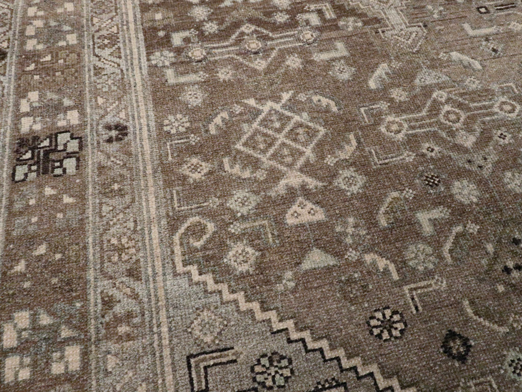 Vintage Persian Malayer Rug, No.20682 - Staging