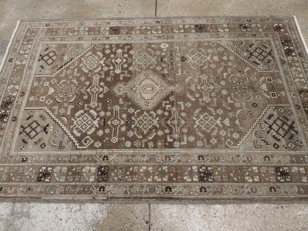 Vintage Persian Malayer Rug, No.20682 - Staging