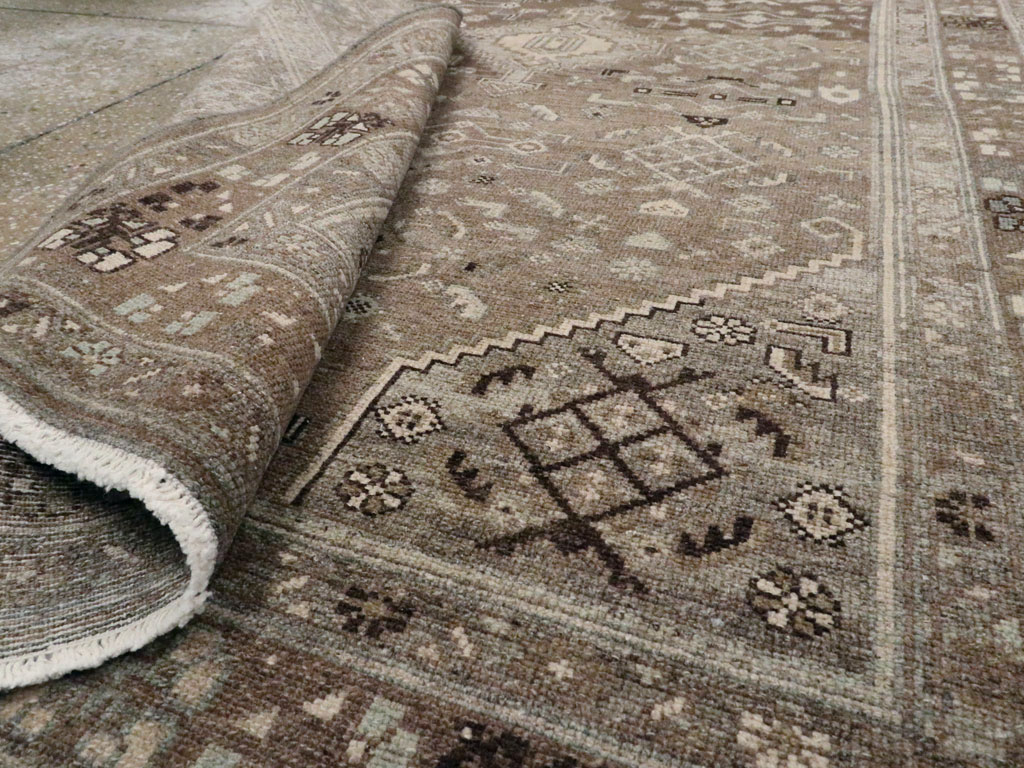 Vintage Persian Malayer Rug, No.20682 - Staging