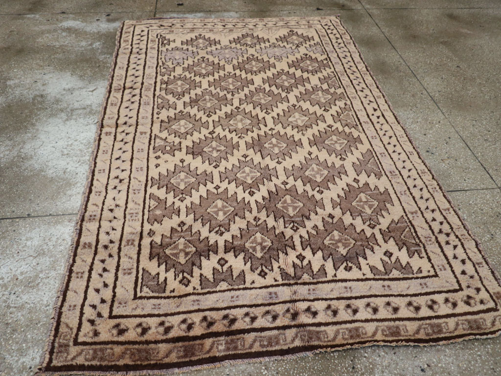 Vintage Persian Baluch Rug, No.20683 - Staging