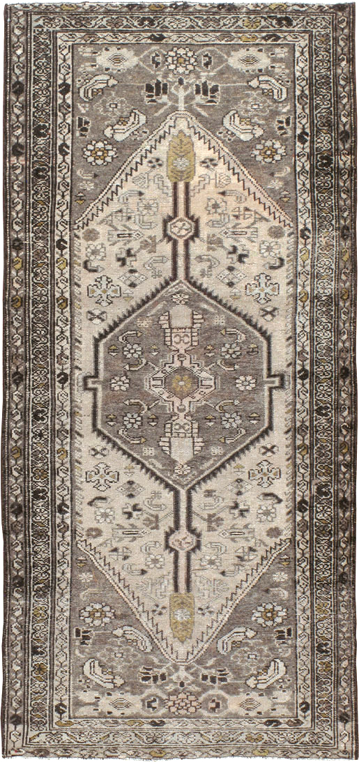 Vintage Persian Malayer Rug, No.20684 - Staging