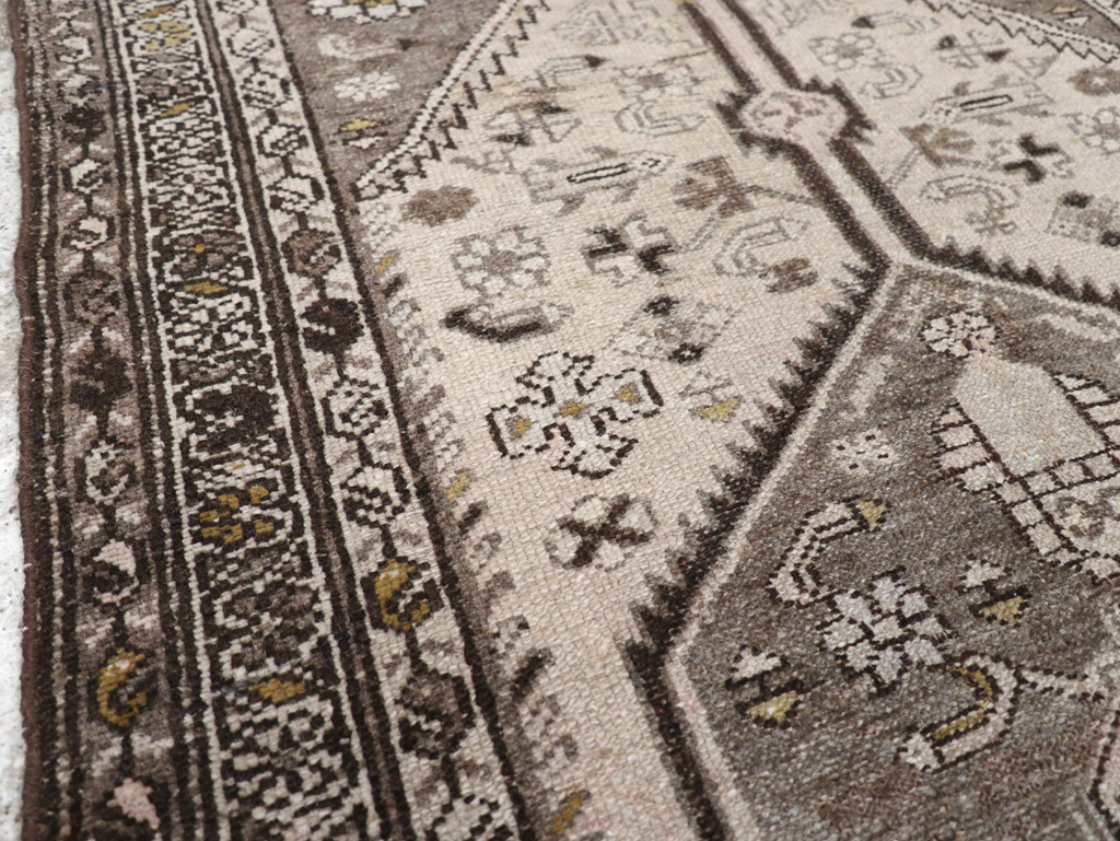 Vintage Persian Malayer Rug, No.20684 - Staging