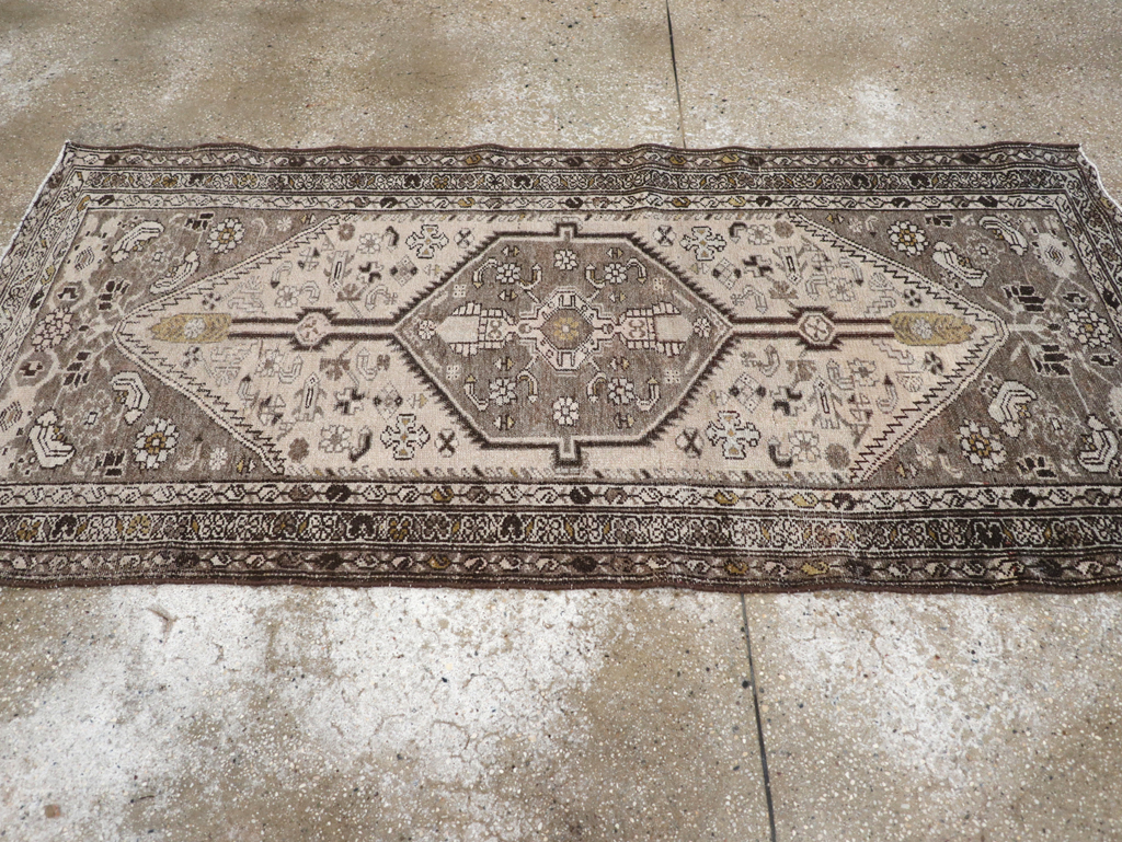 Vintage Persian Malayer Rug, No.20684 - Staging