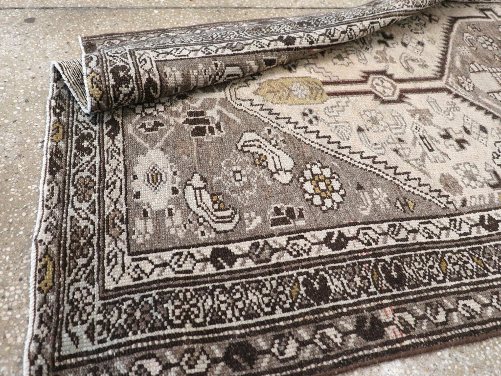 Vintage Persian Malayer Rug, No.20684 - Staging