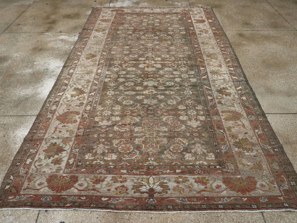 Antique Persian Malayer Gallery Carpet, No.20686 - Staging