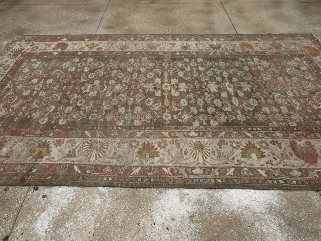 Antique Persian Malayer Gallery Carpet, No.20686 - Staging