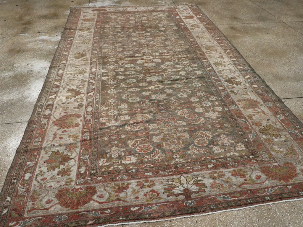 Antique Persian Malayer Gallery Carpet, No.20686 - Staging