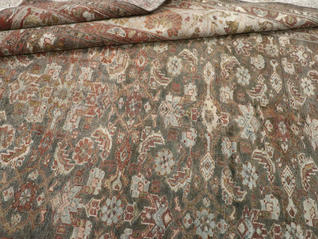 Antique Persian Malayer Gallery Carpet, No.20686 - Staging