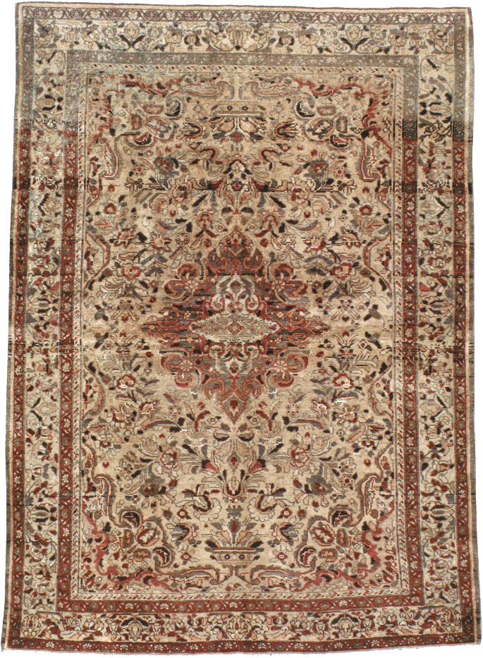 Vintage Persian Malayer Rug, No.20688 - Staging