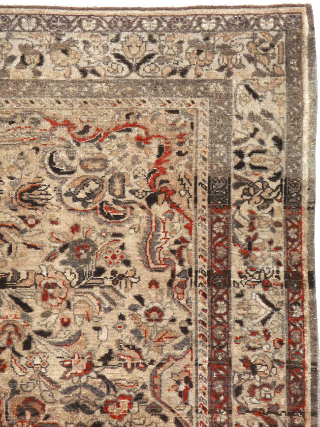 Vintage Persian Malayer Rug, No.20688 - Staging