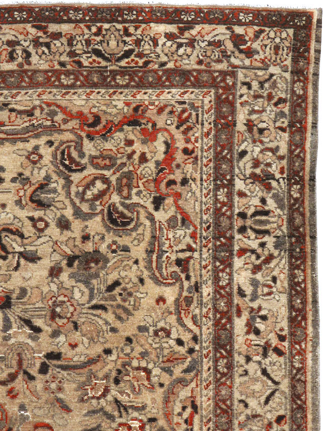 Vintage Persian Malayer Rug, No.20688 - Staging