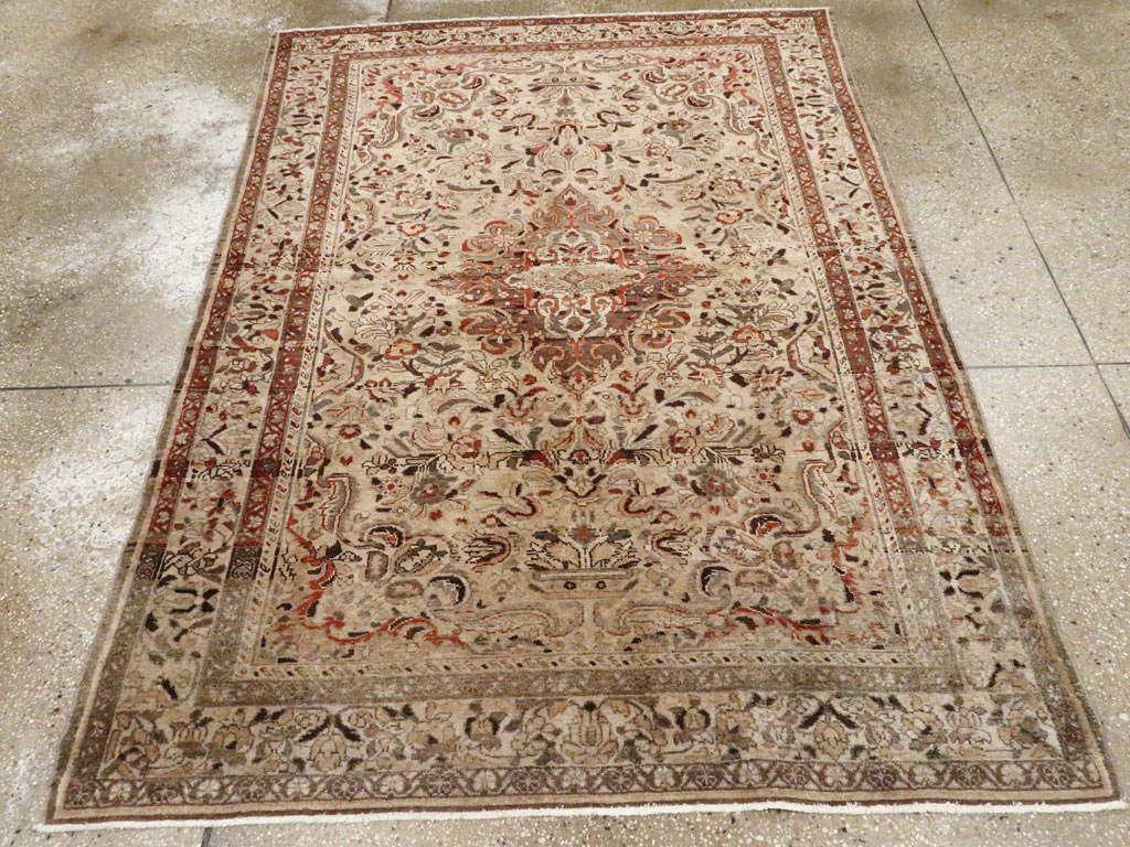 Vintage Persian Malayer Rug, No.20688 - Staging