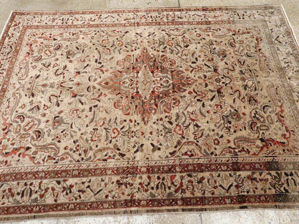 Vintage Persian Malayer Rug, No.20688 - Staging