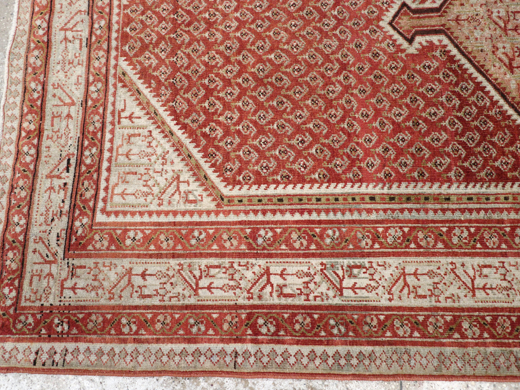 Vintage Persian Malayer Rug, No.20689 - Staging