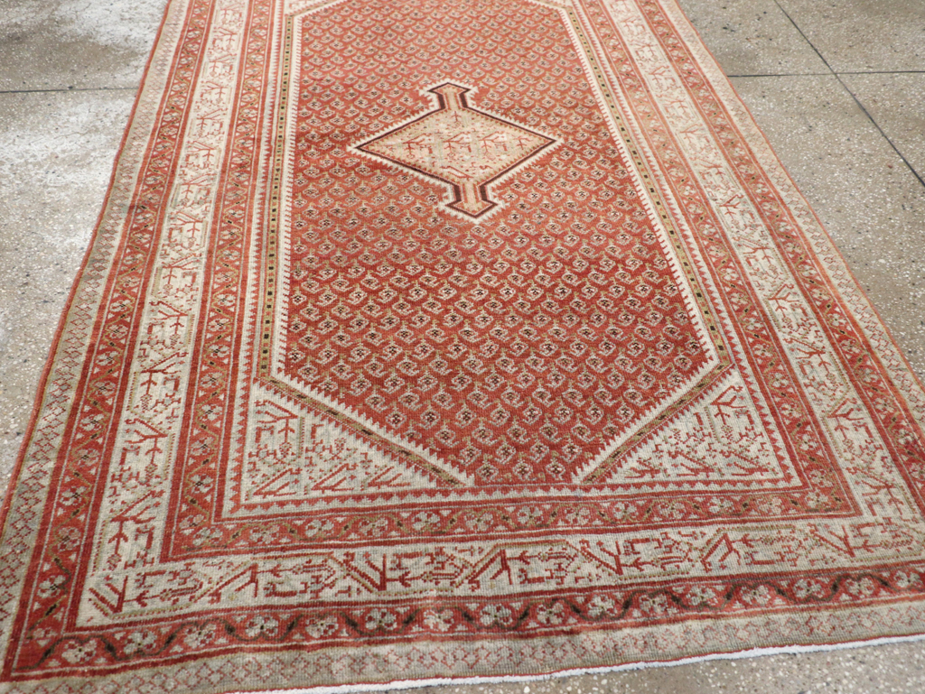 Vintage Persian Malayer Rug, No.20689 - Staging