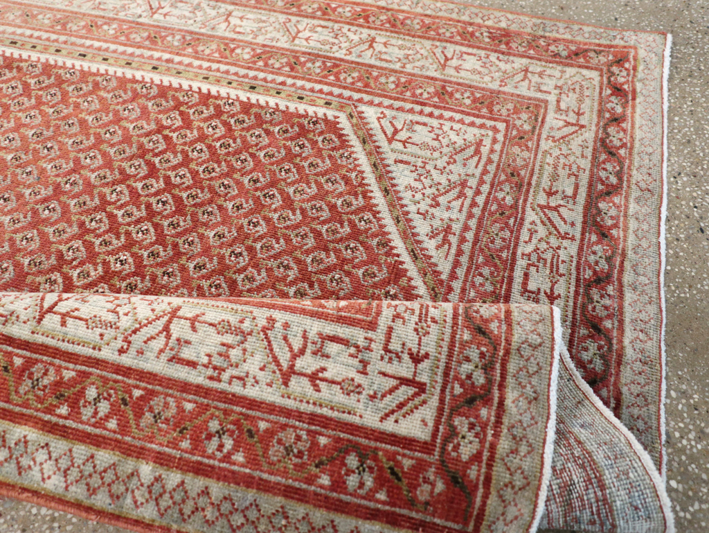 Vintage Persian Malayer Rug, No.20689 - Staging