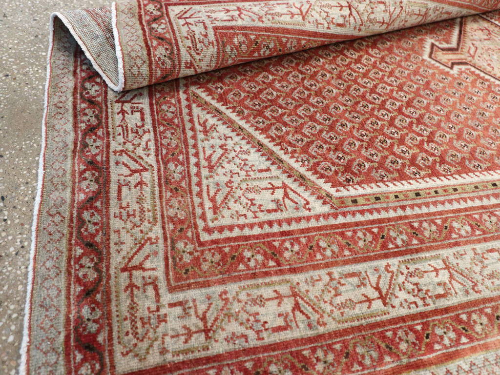 Vintage Persian Malayer Rug, No.20689 - Staging