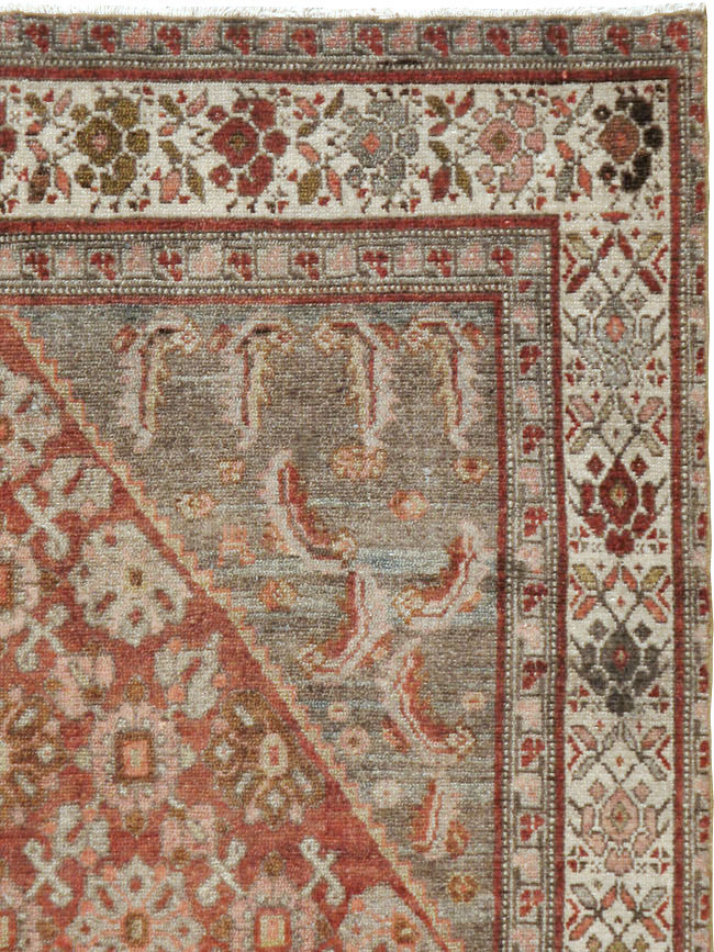 Vintage Persian Malayer Rug, No.20691 - Staging