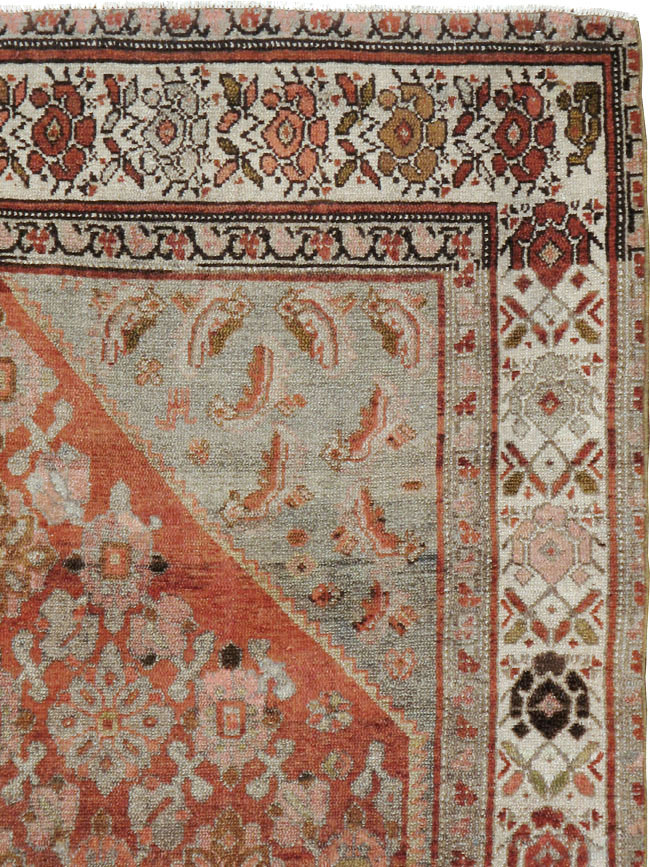 Vintage Persian Malayer Rug, No.20691 - Staging