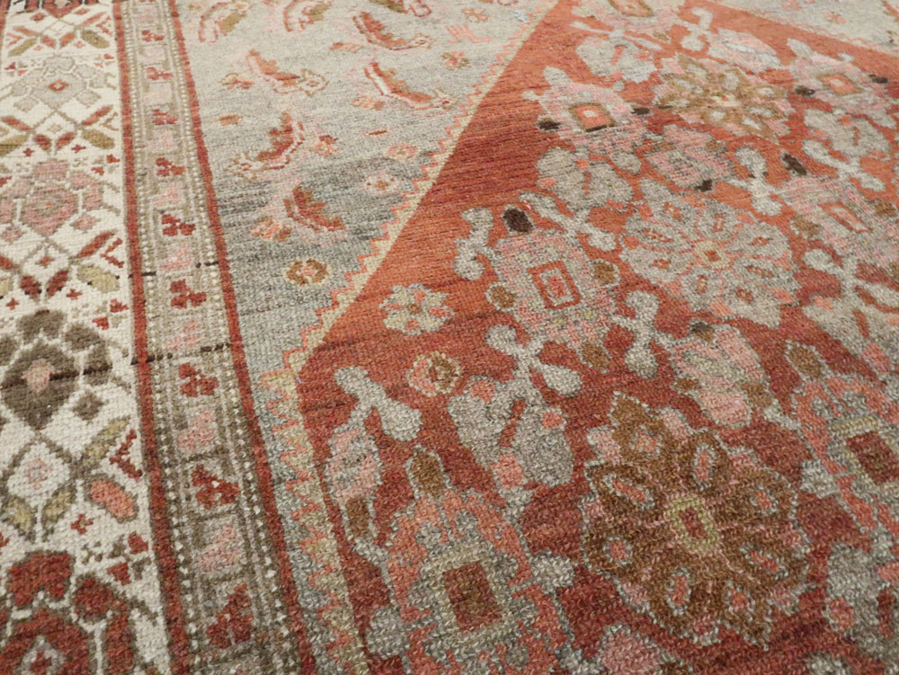 Vintage Persian Malayer Rug, No.20691 - Staging