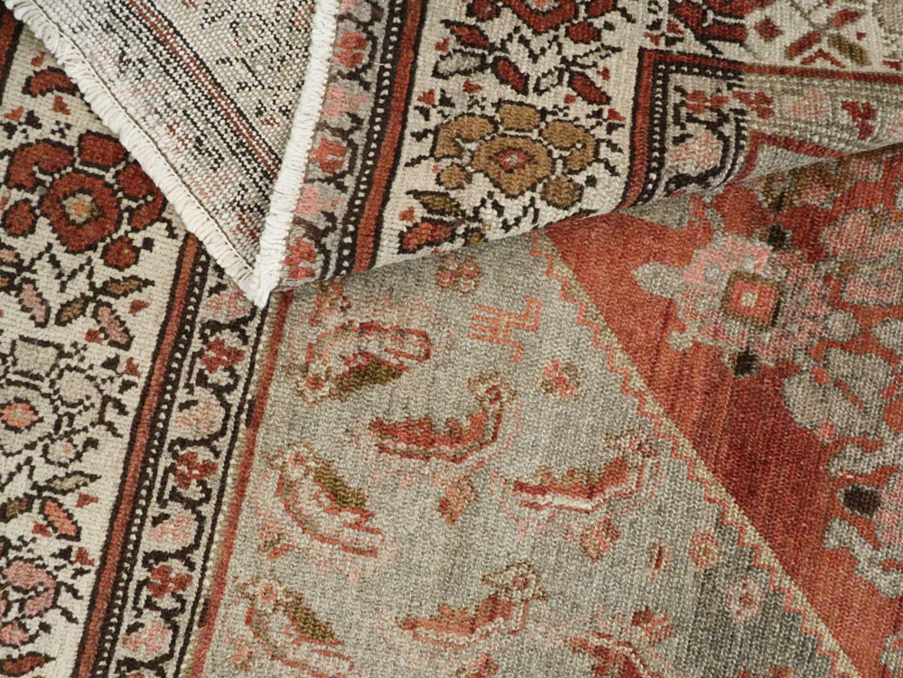 Vintage Persian Malayer Rug, No.20691 - Staging