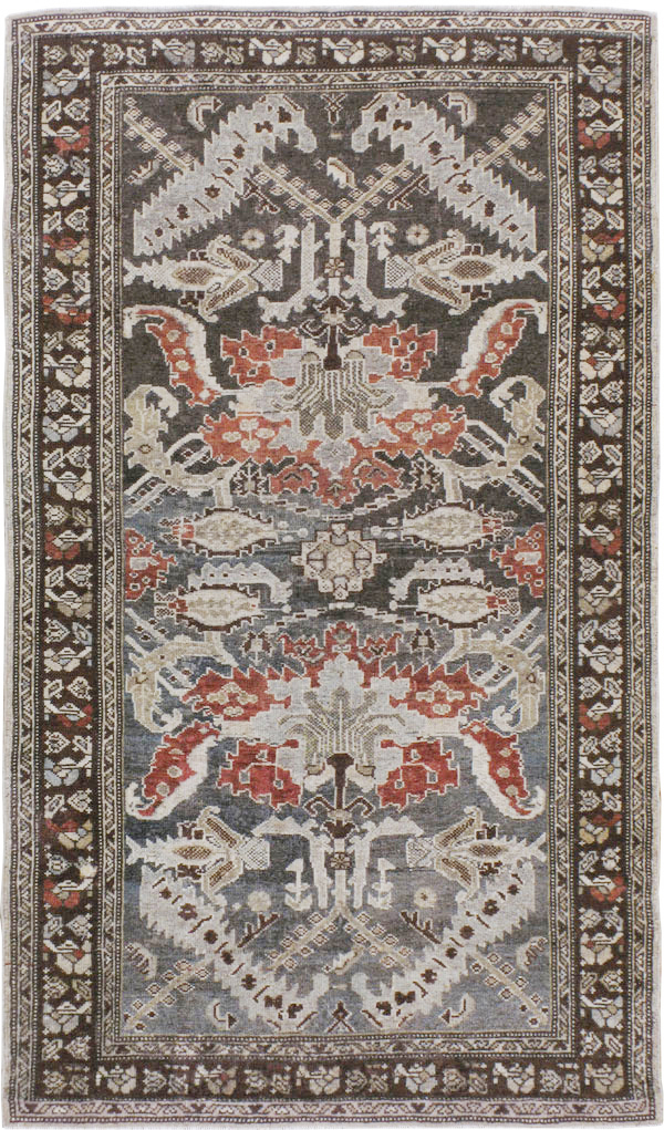 Vintage Persian Malayer Rug, No.20693 - Staging