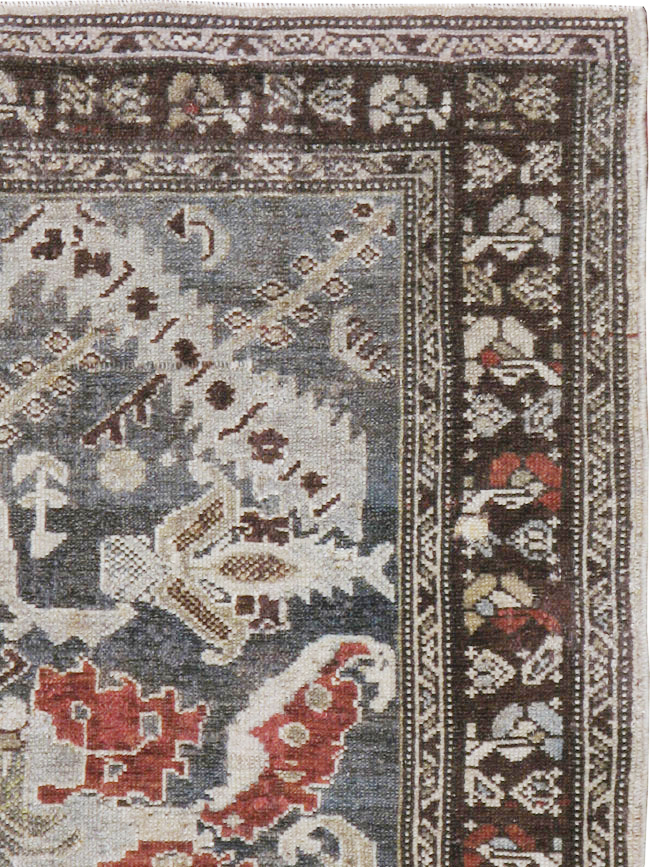 Vintage Persian Malayer Rug, No.20693 - Staging