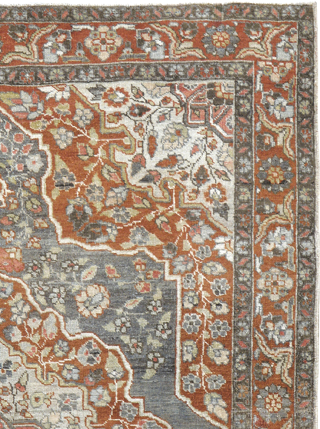 Antique Persian Tabriz Rug, No.20694 - Staging
