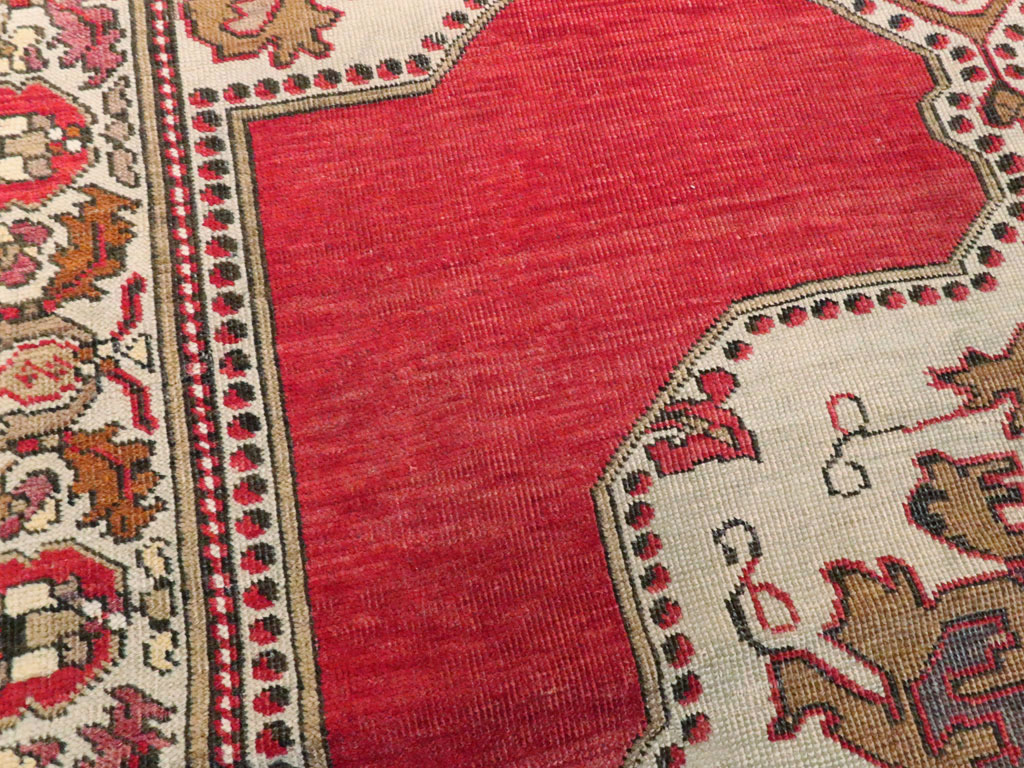 Vintage Turkish Oushak Rug, No.20696 - Staging