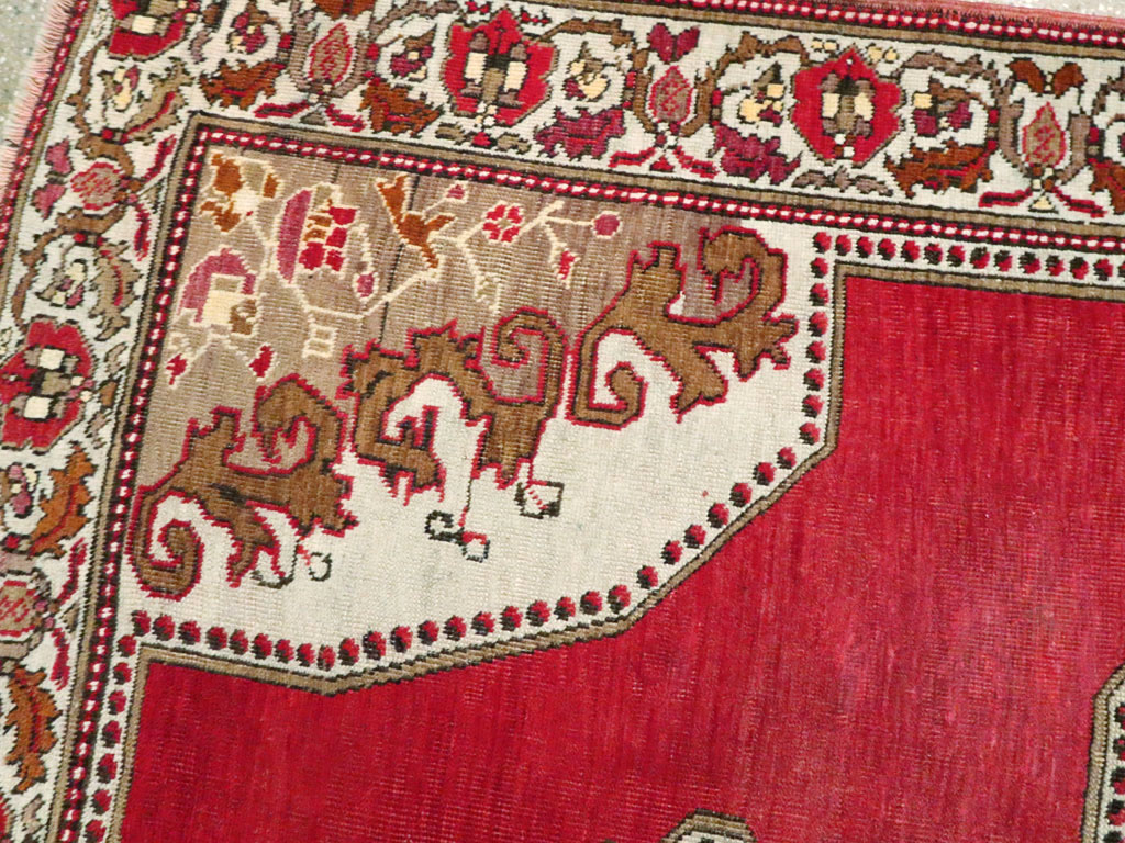 Vintage Turkish Oushak Rug, No.20696 - Staging