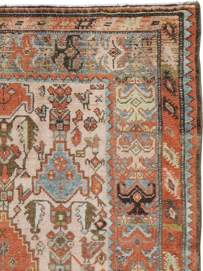 Vintage Persian Malayer Rug, No.20697 - Staging