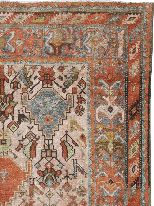 Vintage Persian Malayer Rug, No.20697 - Staging