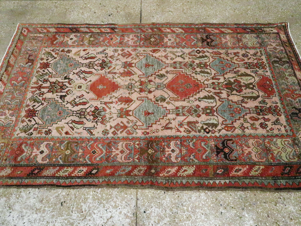 Vintage Persian Malayer Rug, No.20697 - Staging