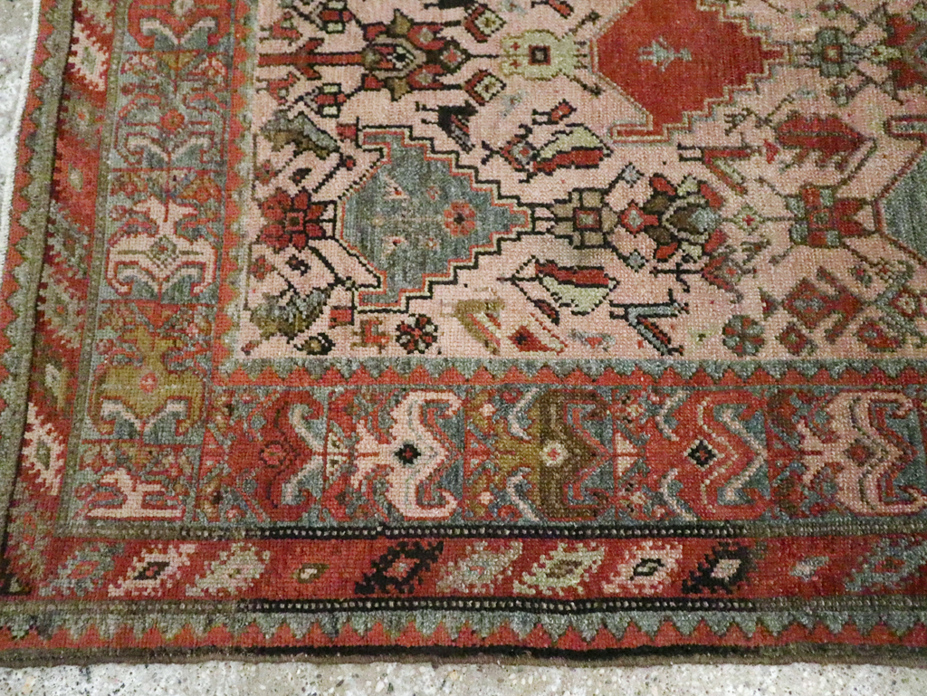 Vintage Persian Malayer Rug, No.20697 - Staging