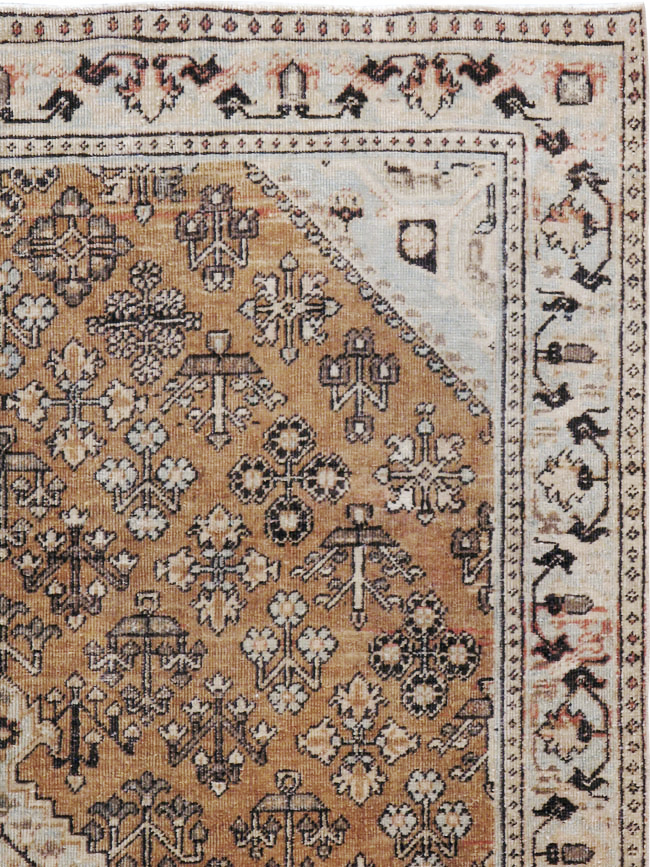 Vintage Persian Joshegan Rug, No.20699 - Staging