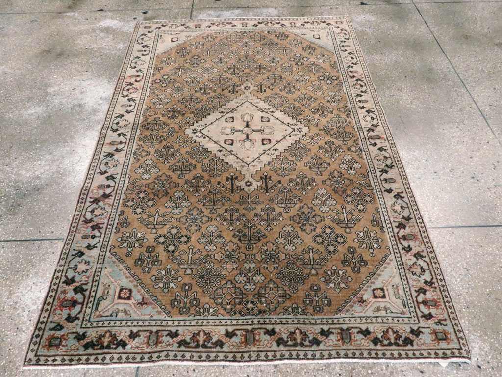 Vintage Persian Joshegan Rug, No.20699 - Staging