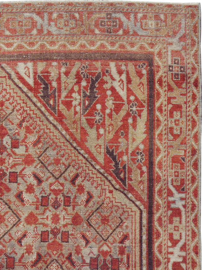 Vintage Persian Malayer Rug, No.20700 - Staging