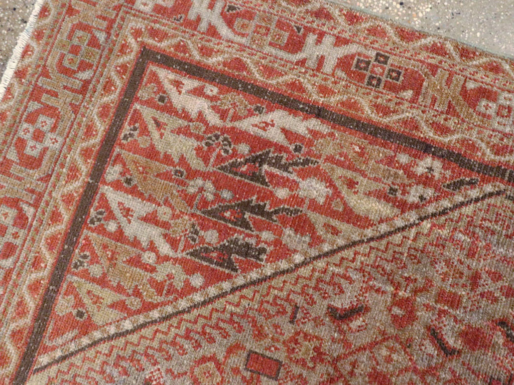 Vintage Persian Malayer Rug, No.20700 - Staging