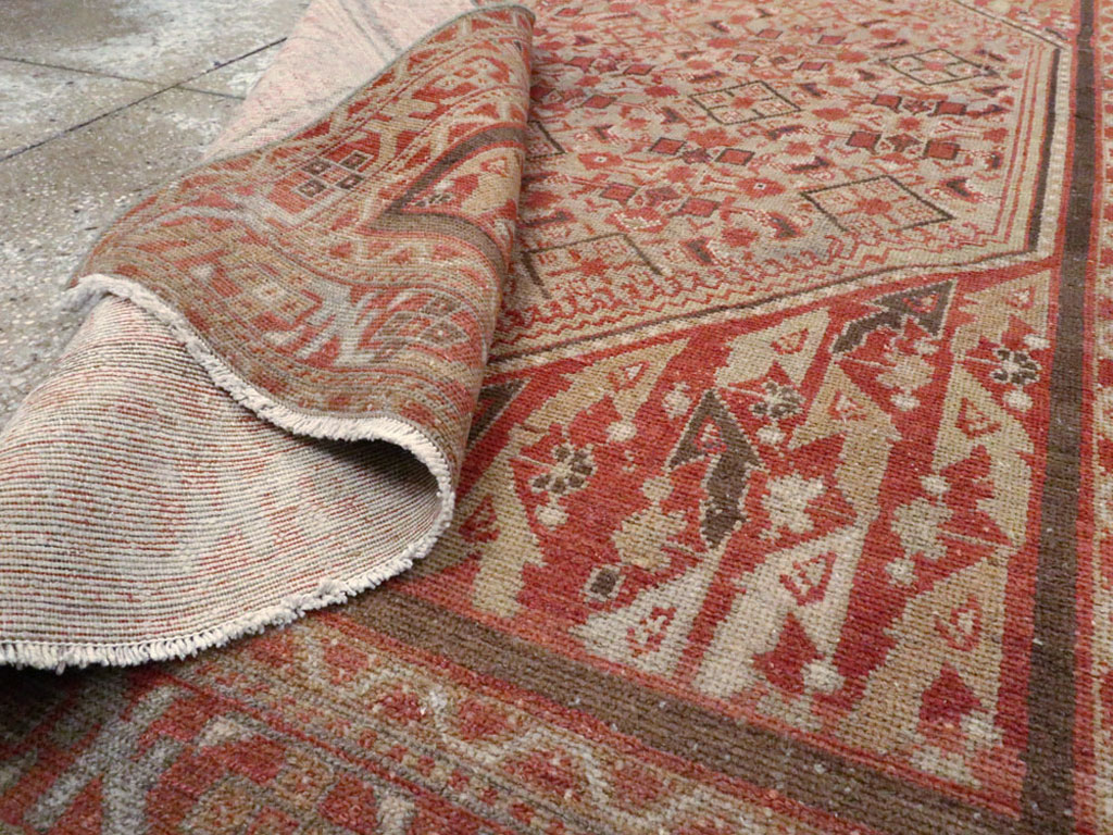 Vintage Persian Malayer Rug, No.20700 - Staging