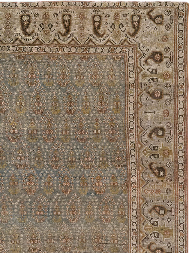 Vintage Persian Malayer Rug, No.20701 - Staging