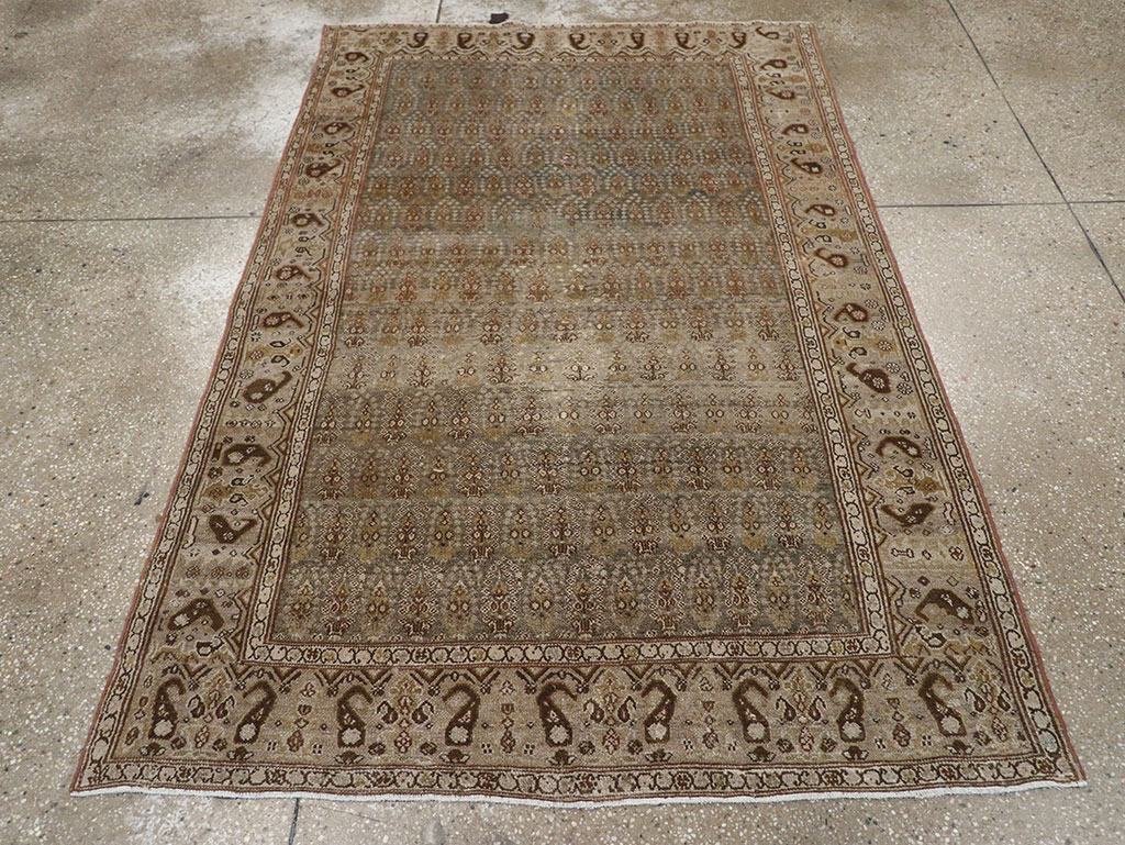 Vintage Persian Malayer Rug, No.20701 - Staging