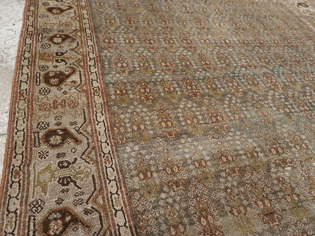 Vintage Persian Malayer Rug, No.20701 - Staging