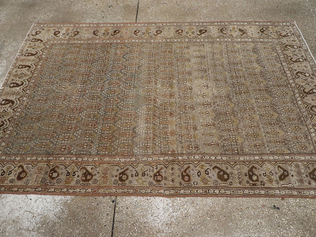 Vintage Persian Malayer Rug, No.20701 - Staging