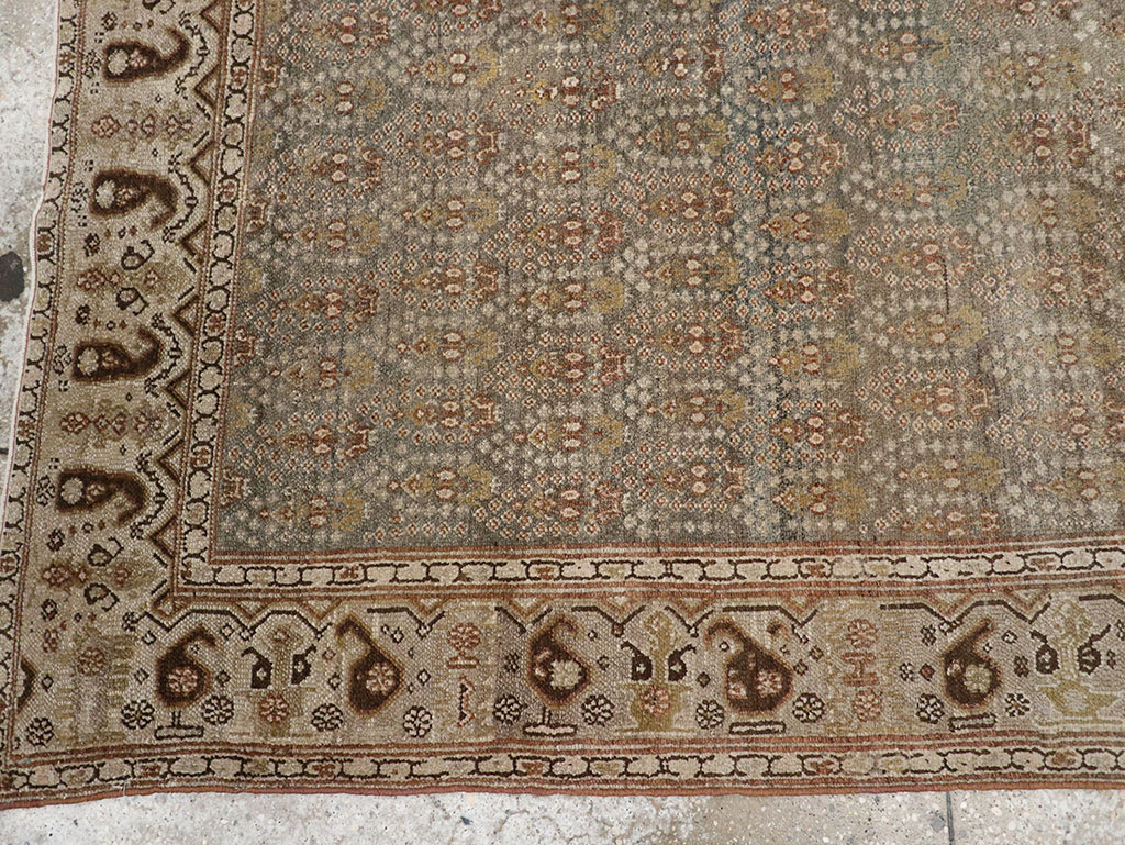 Vintage Persian Malayer Rug, No.20701 - Staging