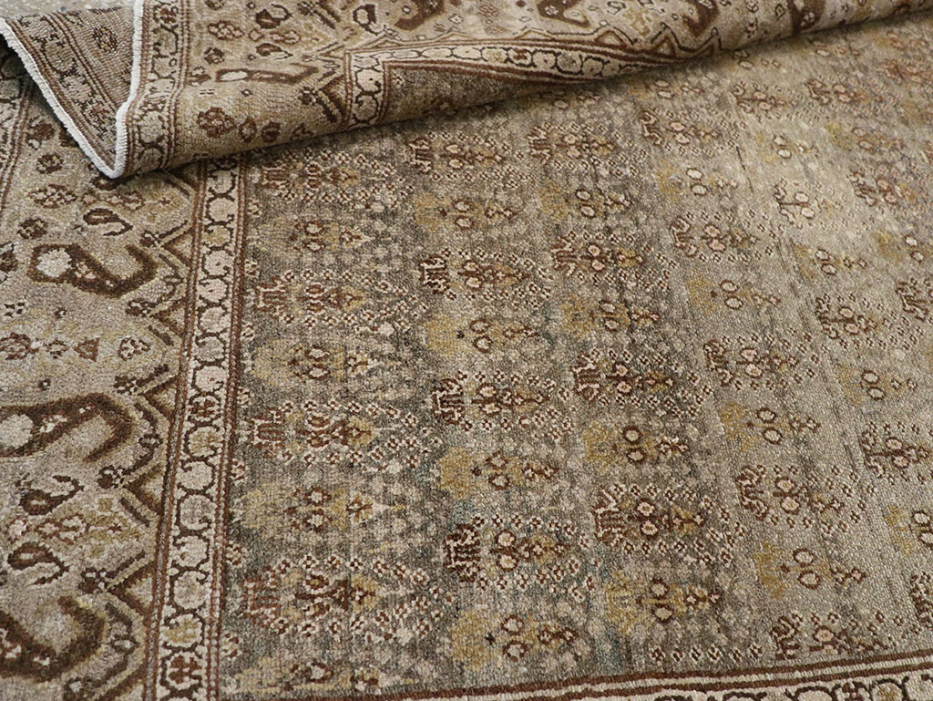 Vintage Persian Malayer Rug, No.20701 - Staging