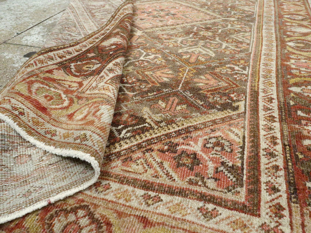 Vintage Persian Malayer Accent Rug, No.20703 - Staging