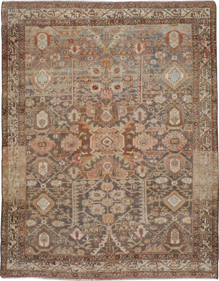 Vintage Persian Malayer Rug, No.20708 - Staging