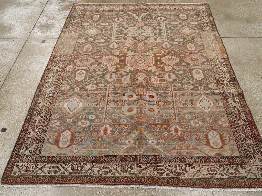 Vintage Persian Malayer Rug, No.20708 - Staging